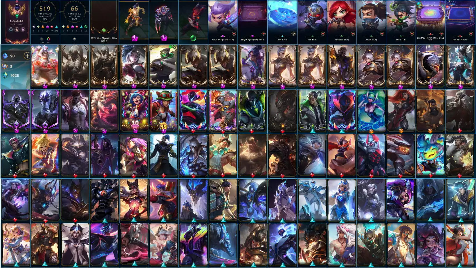 LOL TFT VIP  SKIN LEE SIN THIÊN CUNG THẦN LONG HÀNG HIỆU Rank Đơn Đồng - Rất Nhiều Khung Đẹp  519 Skin - Lv 311 - Full Tướng - Nhiều Hàng Hiệu Đa Sắc 66 - Còn Đổi Tên  TFT - TFT VIP Như Ảnh  Thông Tin Hỗ Trợ Đầy Đủ - Bảo Hành 100%